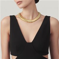 Collana Giovanni Raspini Donna tubogas croco in Argento 12328 - 12328